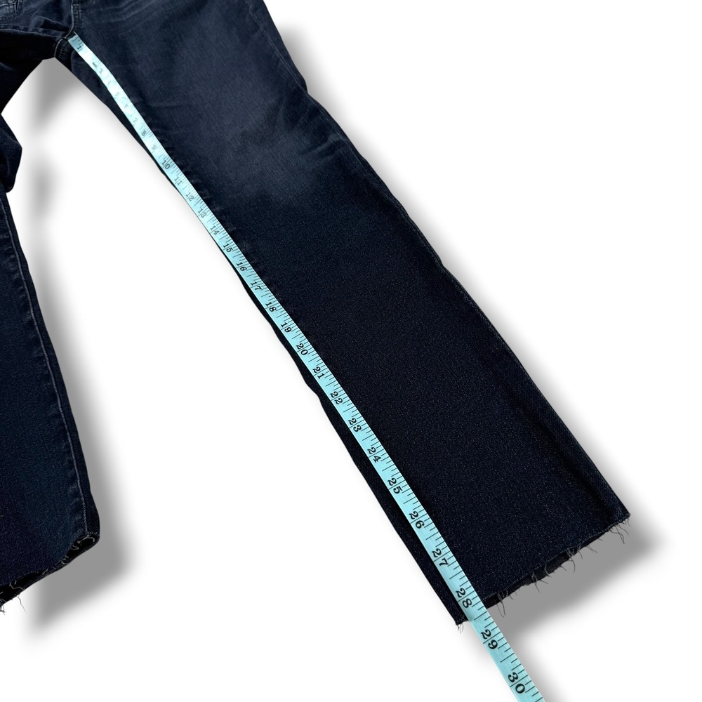 AG Adriano Goldschmied The Legging Ankle Super Skinny Jeans Dark Wash Raw Hem 26 - Picture 11 of 12